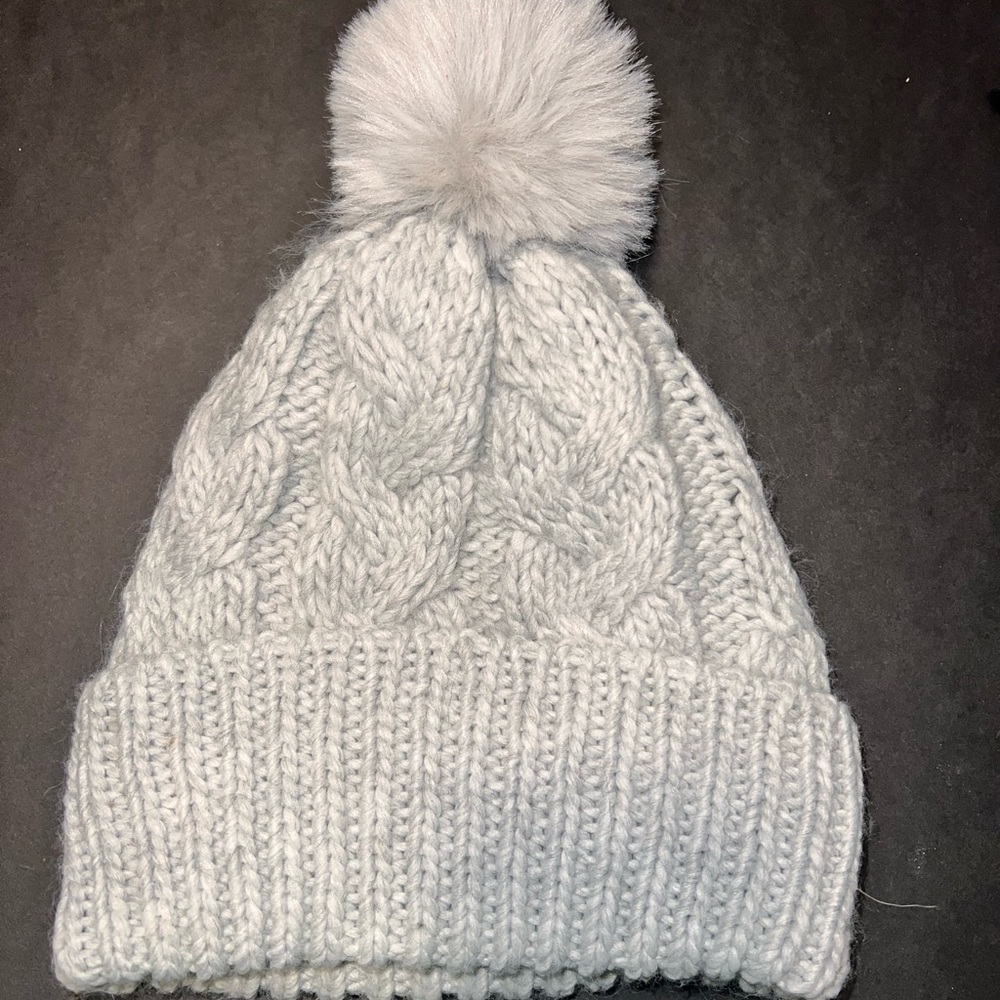Cozy Cable Knit Beanie with Pom